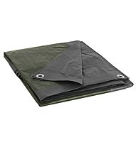 Meru Protective PE Tarpaulin - telo pavimento tenda, Green/Grey
