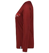 Meru Katrineholm 1/1 - maglia a maniche lunghe - donna, Dark Red