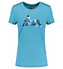 Meru Stathelle W Merino S/S - T-shirt - donna, Blue