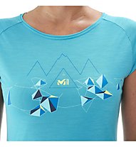 Millet Blanca Peak Wool - T-shirt trekking - donna, Blue
