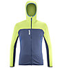 Millet Fusion Grid - felpa in pile - uomo, Blue/Green