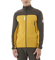 Millet Fusion Grid M - Fleecejacke - Herren, Yellow/Dark Green