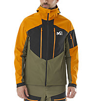 Millet M White Shield M - giacca softshell - uomo, Orange/Black/Green