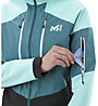 Millet M White Shield W - giacca softshell - donna, Light Blue/Black