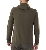 Millet Seneca Fleece Hoodie M - felpa in pile - uomo, Dark Green/Orange