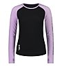 Mons Royale Bella Tech LS - maglia a maniche lunghe - donna, Pink/Black