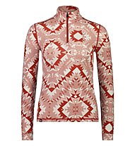 Mons Royale Cascade 200 1/4 Zip - maglietta tecnica - donna, Red
