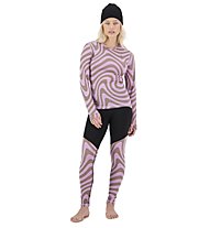 Mons Royale Cascade Merino Flex 200 - lange Unterhose - Damen, Black/Pink/Brown