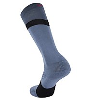 Mons Royale Ultra Cushion Merino Snow - lange Socken, Blue/Black