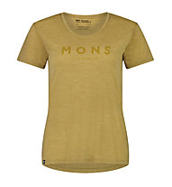 Mons Royale Zephyr Merino Cool - T-shirt - donna, Dark Yellow