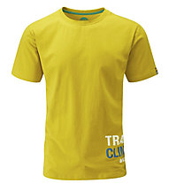 Moon Climbing Train Hard TS - t-shirt arrampicata, Yellow