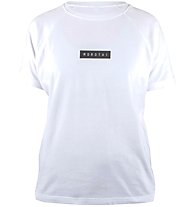 Morotai Block Logo - T-shirt fitness - donna, White