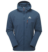 Mountain Equipment Echo Hooded Jacket - giacca softshell - uomo, Blue/Light Blue