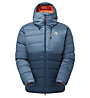 Mountain Equipment Superflux - giacca alpinismo - donna, Light Blue/Orange