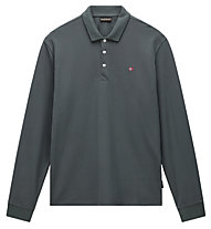 Napapijri Ealis LS - Polo - Herren, Grey