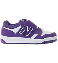 New Balance 480 Top Strap - sneakers - bambina, Violet/White