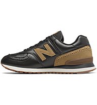 New Balance M574 Luxury Leather - sneakers - uomo, Black/Brown