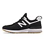 New Balance M574S Suede Mesh - Sneaker - Herren, Black