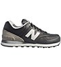 New Balance Synthetic Leather - sneakers - donna, Black/Grey