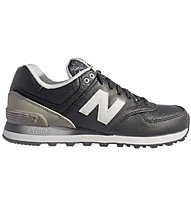 New Balance Synthetic Leather - sneakers - donna, Black/Grey