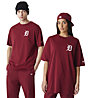 New Era League Essential - T-Shirt, Dark Red