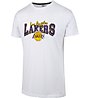 New Era Cap Los Angeles Lakers SS - T-shirt sportiva - uomo, White