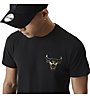 New Era Cap Metallic T Chicago Bulls - T-shirt - uomo, Black/Gold