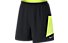 Nike 7" Pursuit 2-in-1- pantaloni corti running - uomo, Black/Volt