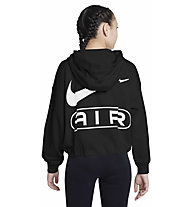 Nike Air French Jr - felpa con cappuccio - bambina, Black