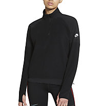 Nike Air Midlayer W Running Top - Langarmshirt - Damen, Black