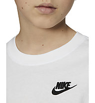Nike B Emb Futura J - T-Shirt - Jungs, White