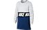 Nike Sportswear Advance 15 Training - maglia fitness - bambino, White/Blue