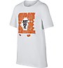 Nike NSW Shoebox JDI - T-shirt fitness - bambino, White