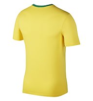 Nike Brasil CBF Crest - maglia calcio - uomo, Yellow/Green