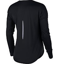 Nike City Sleek Top - Laufshirt Langarm - Damen, Black