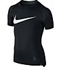 Nike Boys Pro Cool Compression Top - T-Shirt a compressione - bambino, Black