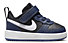 Nike Court Borough Low 2 - Sneakers - Kinder, Dark Blue/Black/White