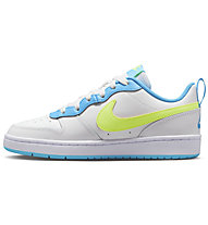 Nike Court Borough Low 2 - Sneakers - Jungs, White/Light Blue