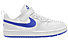 Nike Court Borough Low Recraft -  Sneaker - Kinder, White/Blue