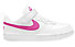 Nike Court Borough Low Recraft - sneakers - bambina, White/Pink