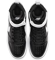 Nike Court Borough Mid 2 Kids - Sneaker - Kinder, Black/White