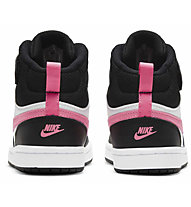 Nike Court Borough Mid 2 Jr - sneakers - bambina, Black/White/Pink