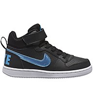 Nike Court Borough Mid EP Little Kids' Shoe - Sneaker - Kinder, Black