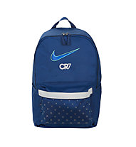 Nike CR7 Kids' Soccer Backpack - zaino tempo libero - bambino, Blue/Silver/Green