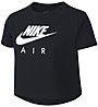 Nike Cropped Air Tee - T-Shirt - Mädchen, Black