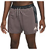 Nike Dri-FIT 5" Brief-Lined - pantaloni corti trail running - uomo, Purple/Grey