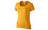 Nike Dri-FIT Contour T-shirt running donna, Yellow