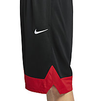 Nike Dri-FIT Icon - pantaloni corti basket - uomo, Black/White/Red