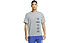 Nike Dri-FIT Miler Wild Run Graphic Running - Running T-Shirt - Herren, Grey