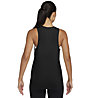 Nike Dri-FIT One Swoosh - top running - donna, Black/White